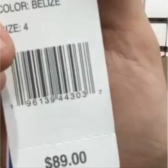 $89 NEW ROD BEATTIE BLEU TANKINI SWIMSUIT TOP ADJUSTABLE STRAP 4 SMALL NWT - Picture 3 of 3